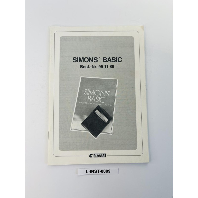 Instrukcja Simons' Basic Commodore 64 (C64) Conrad Electronic