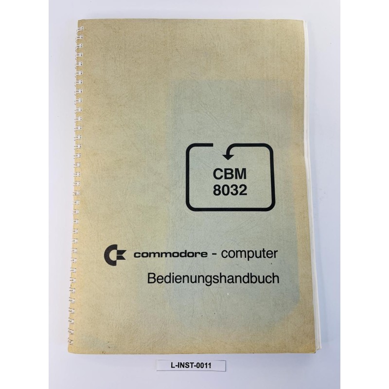 Podręcznik użytkownika Commodore CBM 8032 (Niemiecki)