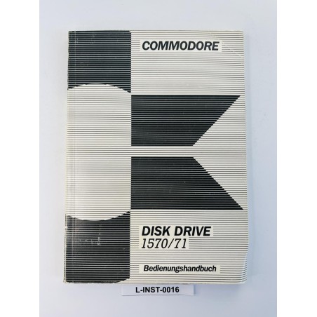 Podręcznik użytkownika napędu dyskowego Commodore 1570/1571 (Niemiecki)
