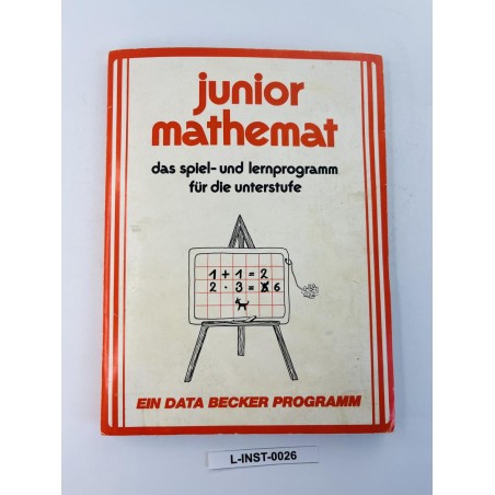 Commodore - Książka "Junior Mathemat" + dyskietki