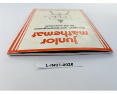 Commodore - Książka "Junior Mathemat" + dyskietki