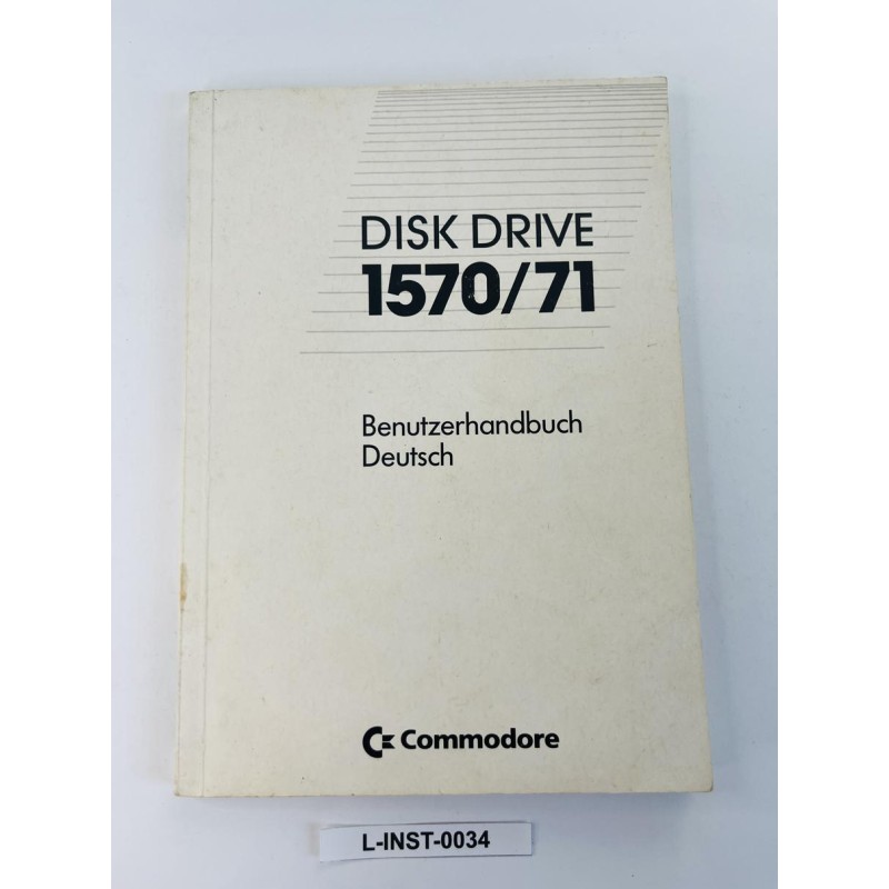 Instrukcja obsługi Commodore Disk Drive 1570/71
