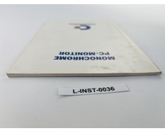 Instrukcja obsługi Commodore Monochrome PC-Monitor