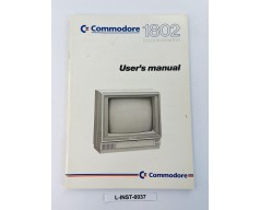 Instrukcja obsługi Commodore 1802 Colour Monitor