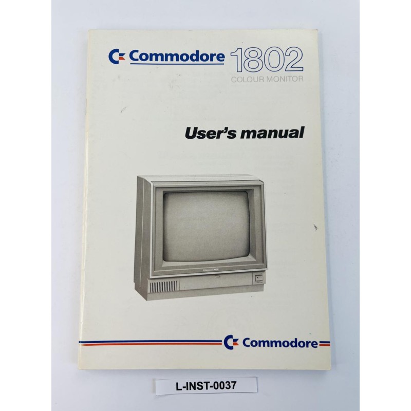 Instrukcja obsługi Commodore 1802 Colour Monitor