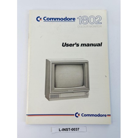 Instrukcja obsługi Commodore 1802 Colour Monitor