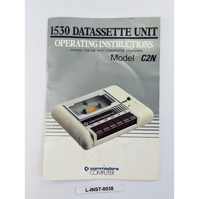 Instrukcja obsługi Commodore 1530 Datasette Unit (Model C2N)