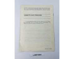 Instrukcja obsługi Computer Cassette Unit PM-4401C