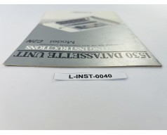 Instrukcja obsługi Commodore 1530 Datassette Unit C2N