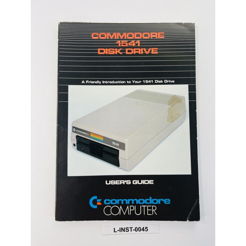 Podręcznik użytkownika Commodore 1541 Disk Drive (Angielski)