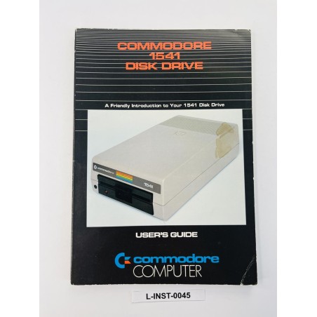 Podręcznik użytkownika Commodore 1541 Disk Drive (Angielski)