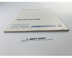 Instrukcja obsługi Commodore 1802 Colour Monitor