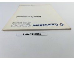 Instrukcja obsługi Commodore 1802 Colour Monitor