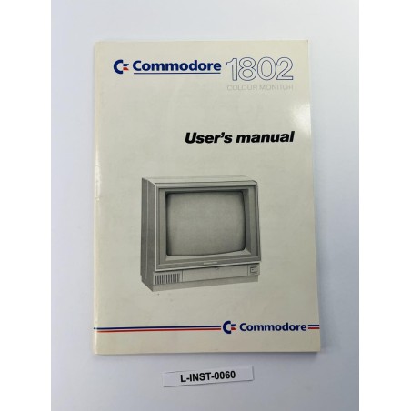 Instrukcja obsługi monitora Commodore 1802