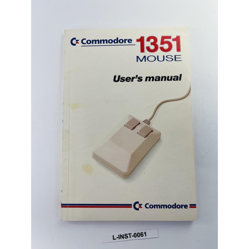 Instrukcja obsługi myszy Commodore 1351