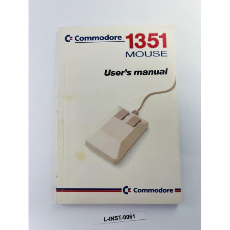 Instrukcja obsługi myszy Commodore 1351