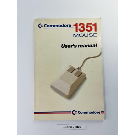 Instrukcja obsługi myszy Commodore 1351