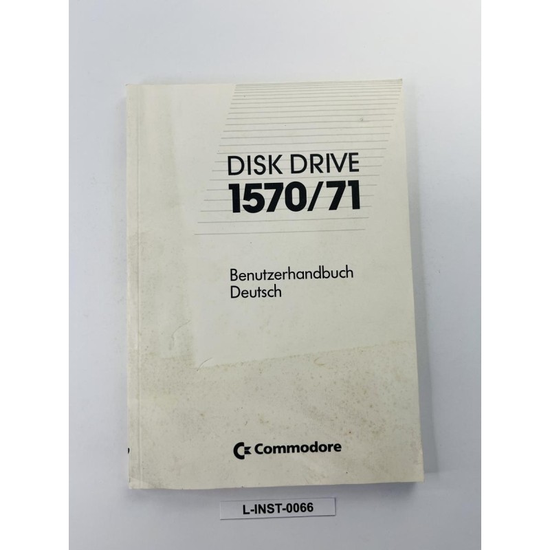 Instrukcja obsługi stacji dysków Commodore 1570/71