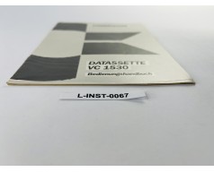 Instrukcja obsługi magnetofonu Commodore VC 1530