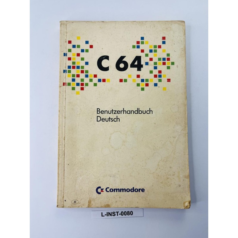 Podręcznik użytkownika Commodore 64 (Benutzerhandbuch)