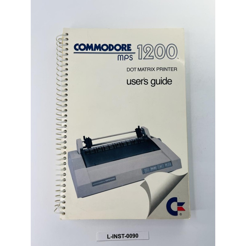 Commodore MPS 1200 - User's guide (Instrukcja obsługi)