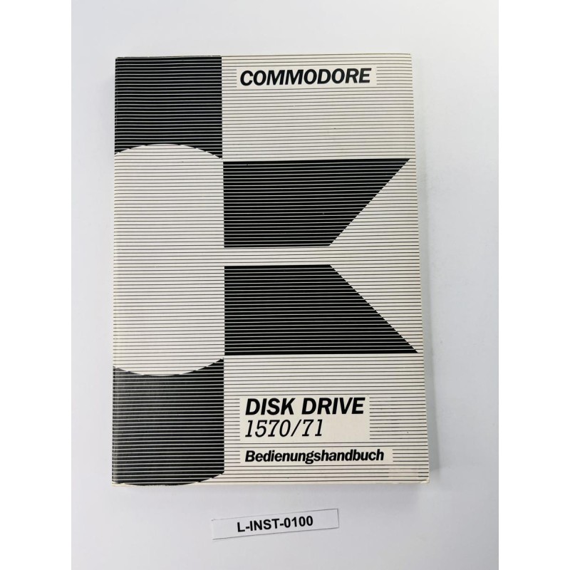 Commodore 1570/1571 Disk Drive - Instrukcja obsługi (Bedienungshandbuch)