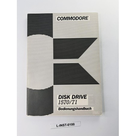 Commodore 1570/1571 Disk Drive - Instrukcja obsługi (Bedienungshandbuch)