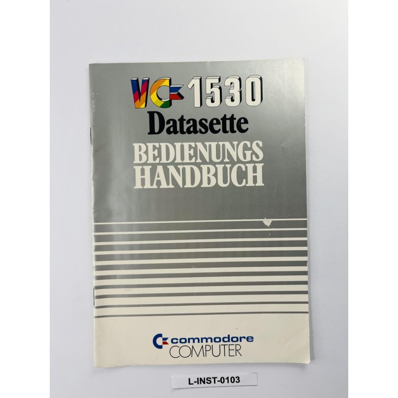 Commodore VC 1530 Datasette - Instrukcja obsługi (Bedienungshandbuch)