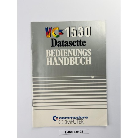 Commodore VC 1530 Datasette - Instrukcja obsługi (Bedienungshandbuch)