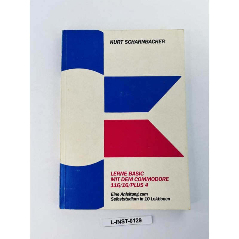 Książka do nauki Commodore - Lerne BASIC mit dem Commodore 116/16/Plus 4
