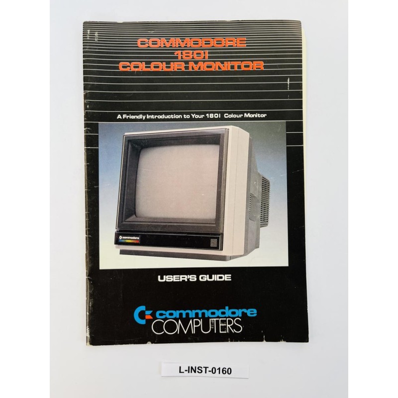 Instrukcja obsługi monitora Commodore 1801
