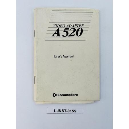 Instrukcja obsługi adaptera wideo Commodore A520