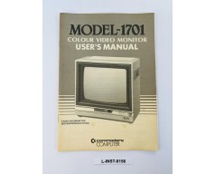 Instrukcja obsługi monitora Commodore 1701