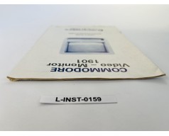 Instrukcja obsługi monitora Commodore 1901