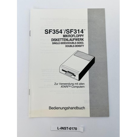 Atari SF354/SF314 - Instrukcja obsługi stacji dysków