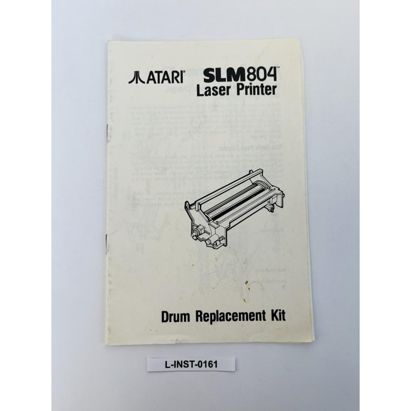 Atari SLM804 Laser Printer - Drum Replacement Kit Manual