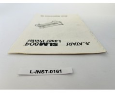 Atari SLM804 Laser Printer - Drum Replacement Kit Manual