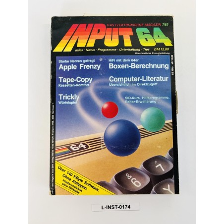 Magazyn INPUT 64 - wydanie 7/85 z kasetą magnetofonową