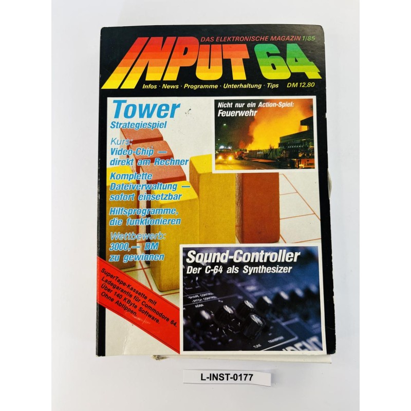 Magazyn INPUT 64 - wydanie 1/85 z kasetą magnetofonową