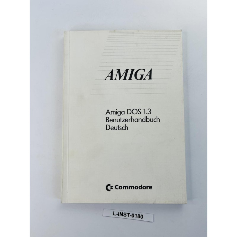 Instrukcja obsługi Commodore Amiga DOS 1.3