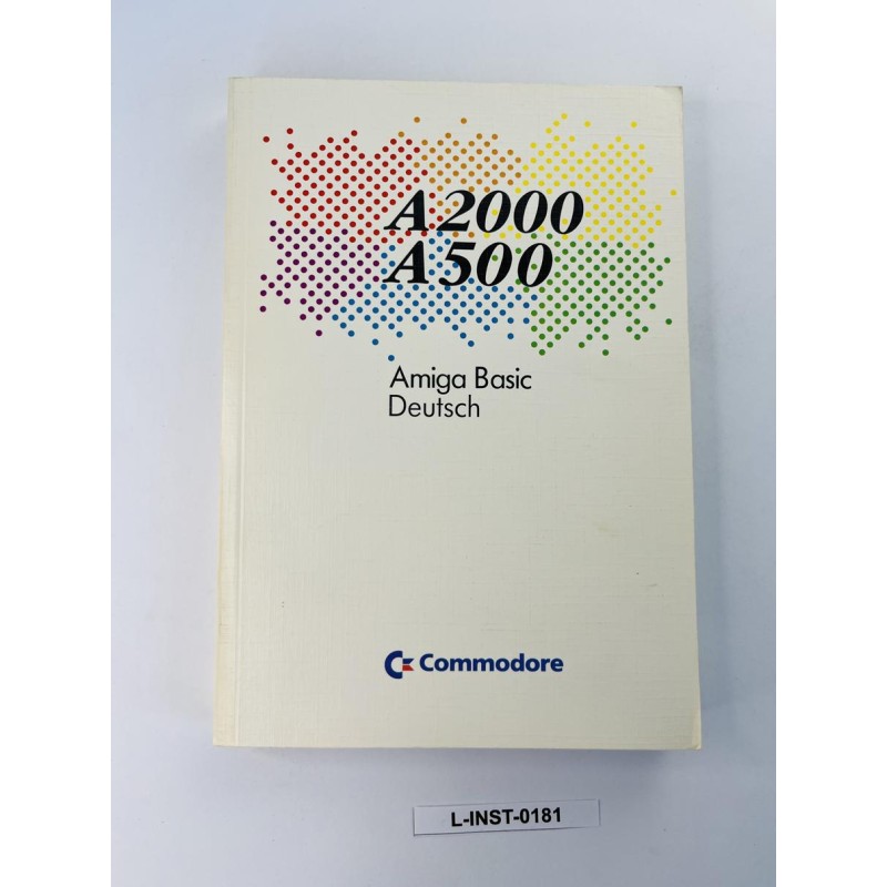 Instrukcja obsługi Commodore Amiga Basic (A2000 / A500)