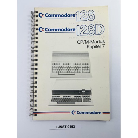 Instrukcja Commodore 128 / 128D - CP/M-Modus Kapitel 7