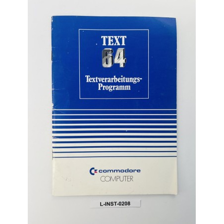 Podręcznik Commodore - TEXT 64