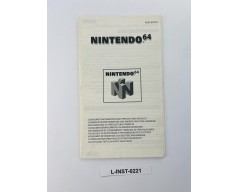 Instrukcja obsługi Nintendo 64 (Consumer Information)
