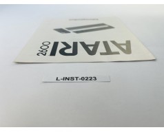 Instrukcja obsługi Atari 2600 (Bedienungshandbuch)