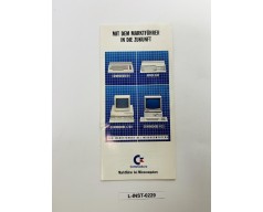 Commodore - Broszura reklamowa i tabela peryferiów