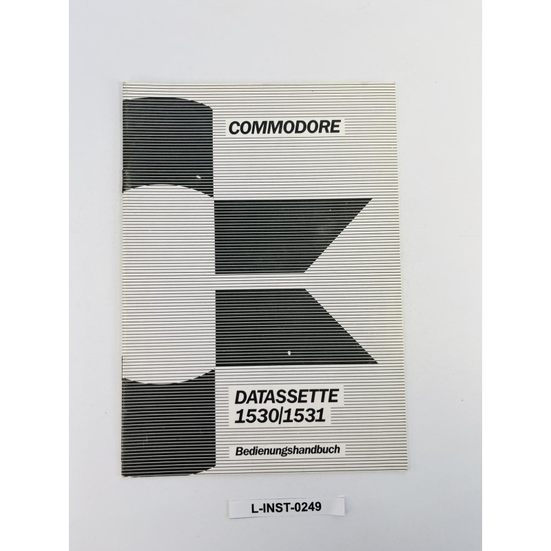 Instrukcja obsługi Commodore Datassette 1530/1531 (Bedienungshandbuch)