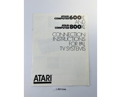 Instrukcja obsługi Atari 600XL i 800XL (Connection Instructions)