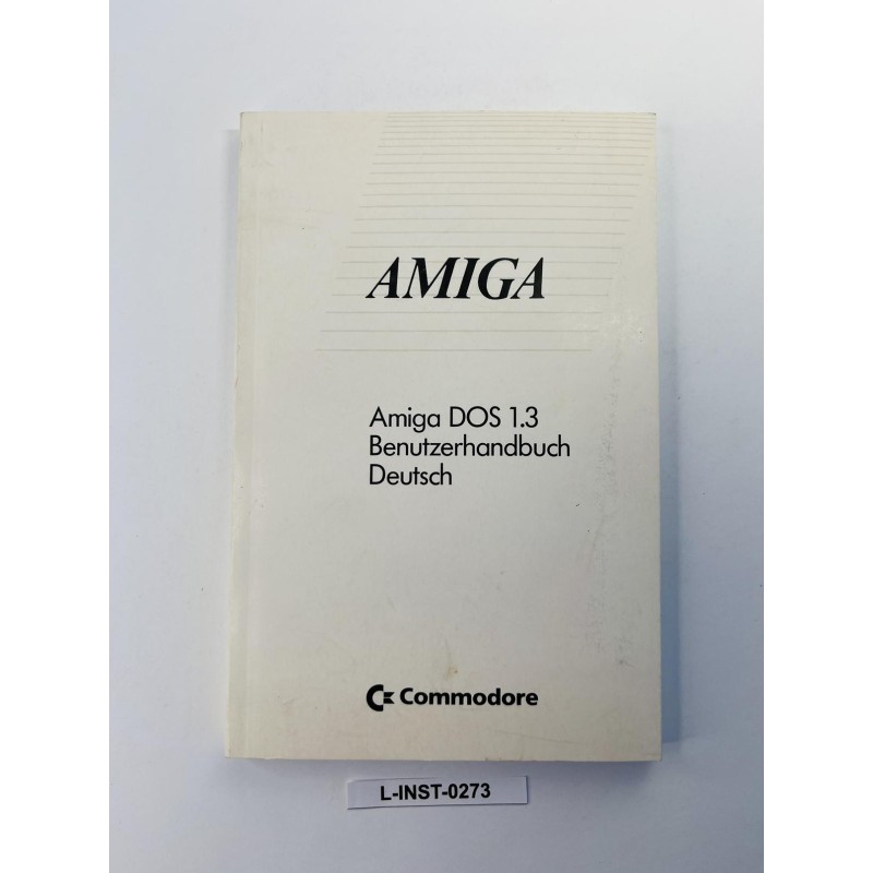 Instrukcja obsługi Commodore Amiga DOS 1.3
