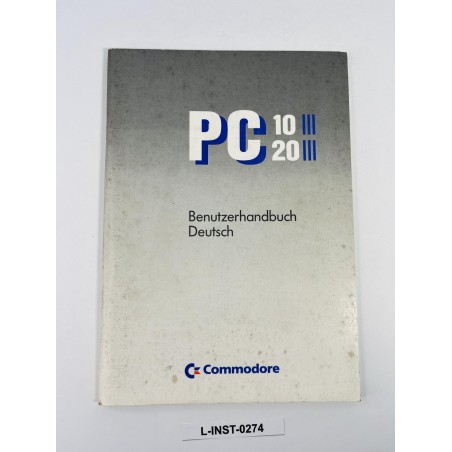 Instrukcja obsługi Commodore PC 10/PC 20 III